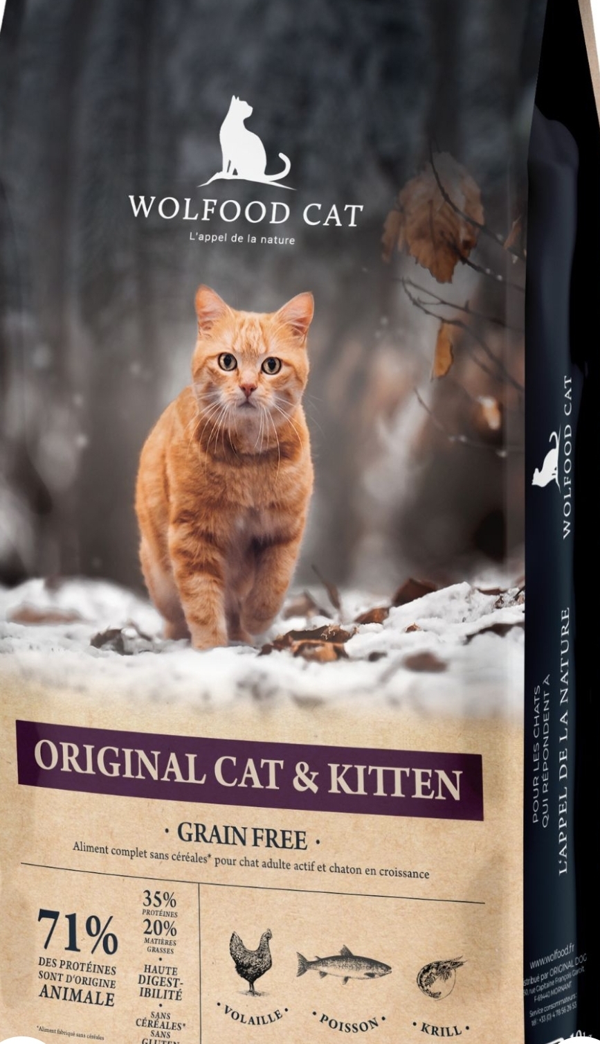 Croquettes Wolfood Original Cat & Kitten